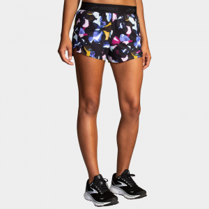 Brooks Chaser 3" Shorts Women's Running Apparel Fast Floral Print