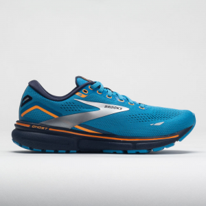 Brooks Ghost 15 GTX Men's Running Shoes Blue/Peacoat/Orange