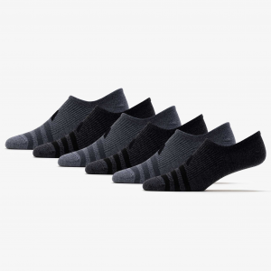 adidas Superlite 3.0 No Show Socks Men's Socks 6-Pack Onix Grey/Black