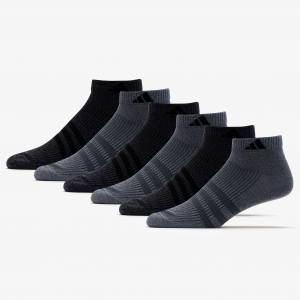 adidas Superlite 3.0 Low Cut Socks Men's Socks 6-Pack Onix/Grey