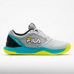 Fila Axilus 3 Energized Men's Tennis Shoes Glacier Gray/Scuba Blue