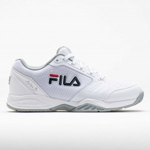 Fila Axilus 3 Junior White/Highrise/Fila Navy Junior Tennis Shoes