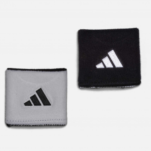 adidas Interval Reversible 2.0 Wristbands Sweat Bands Black/White/Aluminum