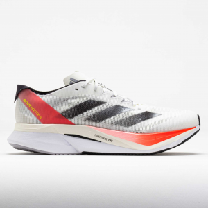 adidas Adizero Boston 12 Men's Running Shoes FTWR White/Aurora Metallic/Solar Red