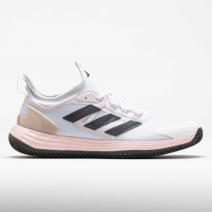 adidas adizero Ubersonic 4.1 Clay Women's Tennis Shoes White/Grey/Pink Metallic