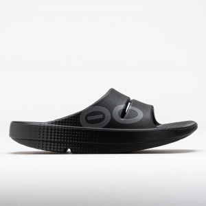 OOFOS OOahh Sport Men's Sandals & Slides Matrix Black