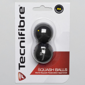 Tecnifibre Double Yellow Squash Balls 2 Pack Squash Balls