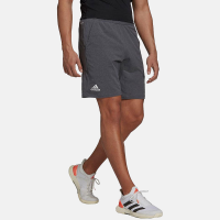 adidas Gamset 9" Ergo Shorts Men's Tennis Apparel Dark Grey Heather/White