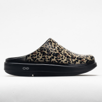 OOFOS OOcloog Limited Women's Walking Shoes Black/Gray Leopard