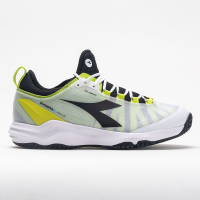 Diadora Speed Blushield Fly 3+ Clay Men's Tennis Shoes White/Black/Lime Green