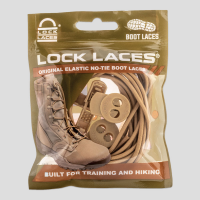Lock Laces 72" Boot Laces Shoe Care Tan