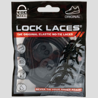 Lock Laces Original Laces Shoe Care Solid Black