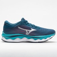 Mizuno Wave Sky 5 Waveknit Women's Running Shoes Legion Blue/Silver