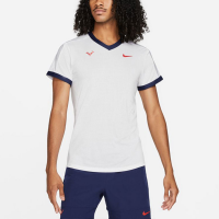 Nike Rafa Advantage NY Top Men's Tennis Apparel White/Binary Blue/Chile Red