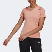 adidas Club T-Shirt Women's Tennis Apparel Ambient Blush/Black