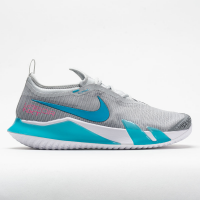 Nike React Vapor NXT Men's Tennis Shoes Grey Fog/Chlorine Blue/Hyper Pink