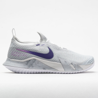 Nike React Vapor NXT Women's Tennis Shoes Photon Dust/Court Purple/Fuchsia Glow