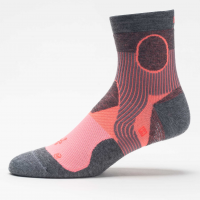 Balega Support Quarter Socks Socks Sherbet Pink/Midgrey