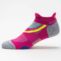 Balega UltraGlide No Show Socks Socks Electric Pink/Midgrey