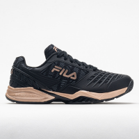 Fila Axilus 2 Energized Women's Tennis Shoes Black/Castlerock/Rose Gold