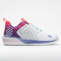 K-Swiss Ultrashot 3 Men's Tennis Shoes White/Liberty/Fluo Pink