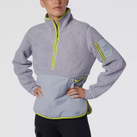 New Balance Reflective Impact Run Winter Jacket Women's Running Apparel Whisper Grey