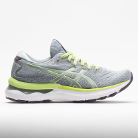 ASICS GEL-Nimbus 24 Women's Running Shoes Piedmont Grey/Lime Green