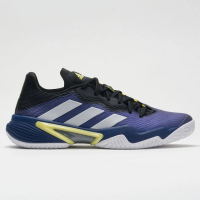 adidas Barricade Men's Tennis Shoes Black/Blue Metallic/Acid Yellow