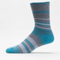 WrightSock ECO Explore Double Layer Crew Socks Socks Lite Blue Stripe