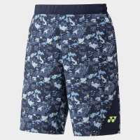 Yonex Tournament Collection Shorts Men's Tennis Apparel Printed Navy Blue