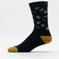 Brooks Tempo Knit In Crew Socks Socks Black/Run Print