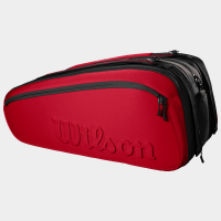 Wilson Super Tour 15 Pack Clash v2 Black/Red Tennis Bags