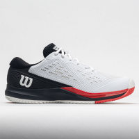 Wilson Rush Pro Ace Men's Tennis Shoes White/Black/Poppy Red