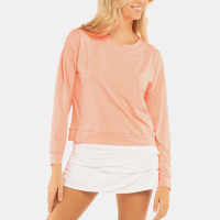 Lucky in Love LUV Protection Hype Long Sleeve Women's Tennis Apparel Peach