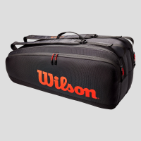 Wilson Tour 6 Pack Red/Black Tennis Bags