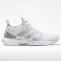 adidas adizero Ubersonic 4 Women's Tennis Shoes White/Silver Metallic/Gray