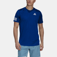 adidas Club 3-Stripe T-Shirt Men's Tennis Apparel Collegiate Royal