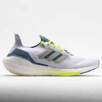 adidas Ultraboost 22 Men's Running Shoes White/Metal Grey/Linen Green
