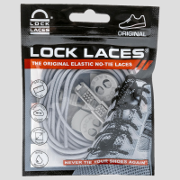 Lock Laces Original Laces Shoe Care Solid Gray