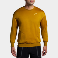 Brooks Run Within Sweatshirt Men's Running Apparel Dark Mustard