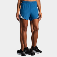 Brooks Chaser 5" 2-in-1 Shorts Women's Running Apparel Blue Ash/Ice Blue/Navy