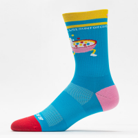 Brooks Tempo Knit In Crew Socks Socks Blue/Cereal