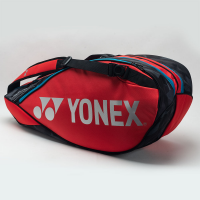 Yonex Pro 6 Pack Racquet Bag Tango Red Tennis Bags