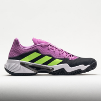 adidas Barricade Men's Tennis Shoes Carbon/Signal Green/Pulse Lilac