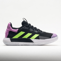 adidas SoleMatch Control Men's Tennis Shoes Black/Signal Green/Pulse Lilac