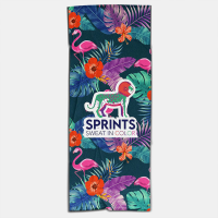 Sprints Microfiber Towels Sport Towels Flamingo