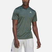 adidas Club Henley Men's Tennis Apparel Green Oxide