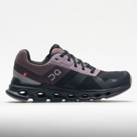 On Cloudrunner Waterproof Women's Running Shoes Black/Grape