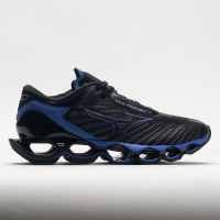 Mizuno Wave Prophecy 12 Men's Running Shoes Black Oyster/Blue Ashes