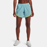 Under Armour Fly-By Elite 5" Shorts Women's Running Apparel Still Water/Lime Surge
